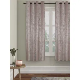 Hosta Homes Brown Polyester Window Curtains-picture-32