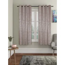 Hosta Homes Brown Polyester Window Curtains-picture-28