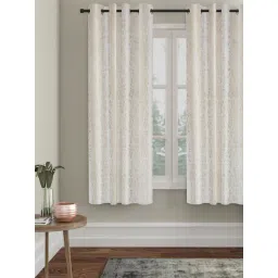 Hosta Homes Cream Polyester Window Blackout Curtain-picture-33