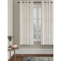 Hosta Homes Cream Polyester Window Blackout Curtain-picture-26