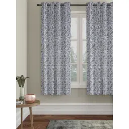Hosta Homes Grey Polyester Window Blackout Curtain-picture-14