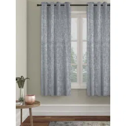 Hosta Homes Grey Polyester Window Curtains-picture-38