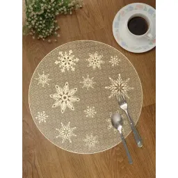 HOSTA HOMES Leatherite Gold Leather Placemats - Set of 6-picture-38