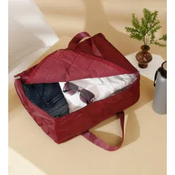 hosta homes Maroon Under Bed Storage Cloth Organizer Pack Of 1-picture-12