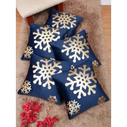 Hosta Homes Multicolor Velvet Abstract Soft Cushion Covers - Set of 5-picture-42