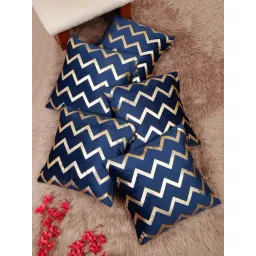 Hosta Homes Multicolor Velvet Abstract Soft Cushion Covers - Set of 5-picture-42