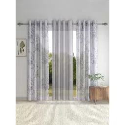 HOSTA HOMES Polyester 9 ft Long Door Curtain - Set of 3-picture-37