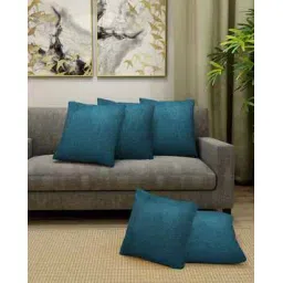 hosta homes Set of 5 Textured Cushion Covers 16" x 16 "-picture-15