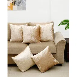 hosta homes Set of 5 Velvet Cushion Covers 16" x 16 "-picture-18