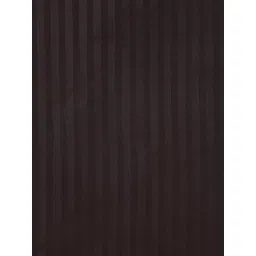 Hosta Homes Stripes Brown 280 TC Poly Satin Fitted King Bed Sheet with 2 Pillow Covers image 5