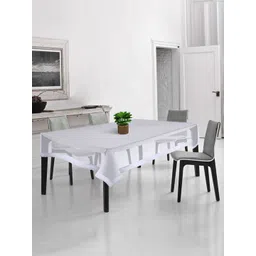 HOSTA HOMES Transparent Solid 6 Seater Table Covers-picture-21