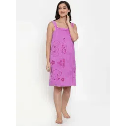 HOSTA HOMES Ultra Soft Purple Cotton 400 GSM Wearable Towel - Set of 1-picture-34