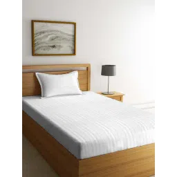 HOSTA HOMES White Cotton 180 TC Bed Sheet Set-picture-28