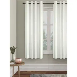HOSTA HOMES White Polyester Window Blackout Curtain-picture-20