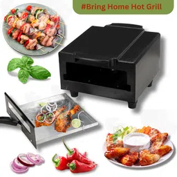 hot grill Mini Pizza Maker Oven | 1500W | Compact & Efficient Cooking Appliance for Home Electric Tandoor image 1