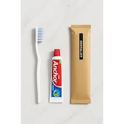 Hotel Dental Kit (Pack of 100) | Eco-Friendly Biodegradable Kraft Pouches | Soft-Bristle Toothbrush & 8g Toothpaste | Premium Guest Amenities for Hotels, Resorts & Guest Houses-picture-17