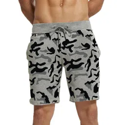 Hotfits Men Camouflage Printed Shorts-picture-14