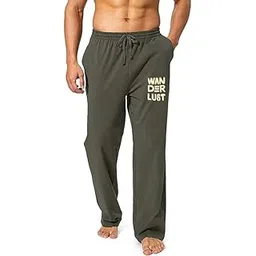 hotfits Men Cotton Relaxed Fit Trackpant - Casual Night Pants-picture-13