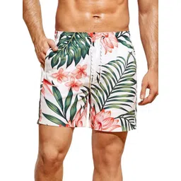 Hotfits Men Floral Printed Shorts-picture-26