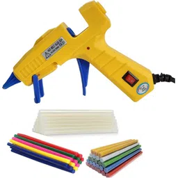 hotgluegun 30W Hot Glue Gun with 5 Transparent + 5 Colored + 5 Glitter Glue Sticks Standard Temperature Corded Glue Gun-picture-27