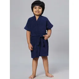 HotGown Boys Short Sleeved Belted Bath Robe-picture-23