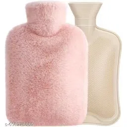 house of common Comfirt Hot Water Rubber Bag with Soft Plush Fur Pocket Cover For Body Ache Plaster & Patch-picture-19