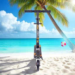 house of common foldable Kick Scooter | Hight Adjustable |smooth breaks | Age- 4-10 Years Kids-picture-38