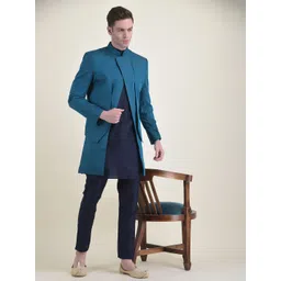 HOUSE OF DEYANN Solid Sherwani-picture-38