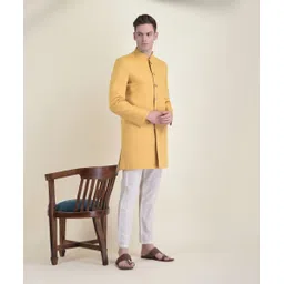 HOUSE OF DEYANN Solid Sherwani-picture-39