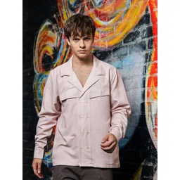 House of Koala Unisex Original Cuban Collar Abstract Printed Oversized Casual Shirt-picture-10