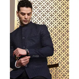 House of Pataudi Embellished Jashn Party Bandhgala Blazers-picture-16