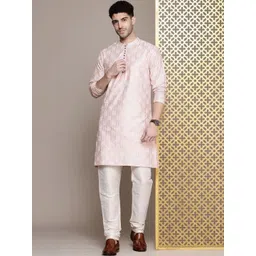 House of Pataudi Ethnic Motifs Printed Rozana Straight Kurta-picture-31