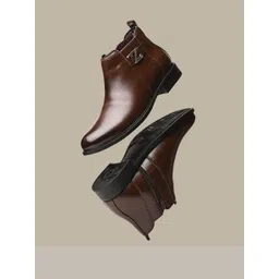 House of Pataudi Men Casual Chelsea Boots-picture-35