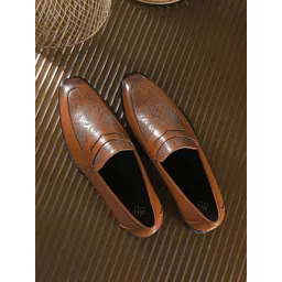 House of Pataudi Men Formal Loafers-picture-23