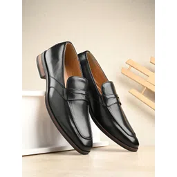 House of Pataudi Men Formal Penny Loafers-picture-40
