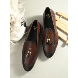 House of Pataudi Men Formal Tassel Loafers-picture-43
