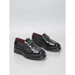 House of Pataudi Men Square Toe Slip-On Formal Shoes-picture-29
