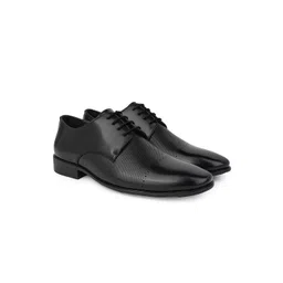 House of Pataudi Men Textured Formal Derbys-picture-37