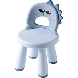 House of Quirk Detachable Baby Chair - Multifunctional, Adjustable Plastic Backrest, Compact Chair & Stool for Toddlers (Dinosaur Blue)-picture-24