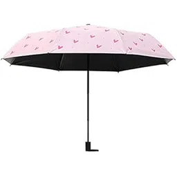house of quirk 3-Fold Travel Umbrella - Auto Open/Close Ultra Light and Small Mini Umbrella with Carrying Pouch-picture-19