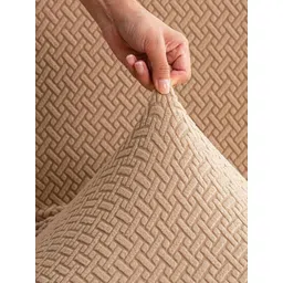 HOUSE OF QUIRK 6-Pcs Textured Washable ChairCover image 4