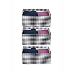 HOUSE OF QUIRK Black 3 Pieces Wardrobe Multi-Utility Organisers-picture-39