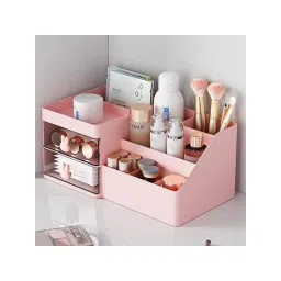 House of Quirk Cosmetics Makeup Organizer Storage Display Case with 2 Drawer-picture-20
