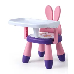 House of Quirk Detachable Baby Chair - Multifunctional, Adjustable Plastic Backrest, Compact Chair & Stool for Toddlers (Purple)-picture-18