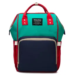 House of Quirk  Diaper Bag Maternity Backpack -  Green & Blue-picture-14