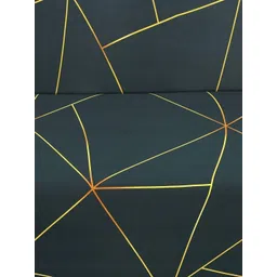 HOUSE OF QUIRK Green & Gold Toned Printed 2 Seater Sofa Cover image 3