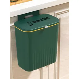 HOUSE OF QUIRK Green Double-Sided Open Design Cabinet Door Hanging Wall Swinging Bin 9L-picture-43
