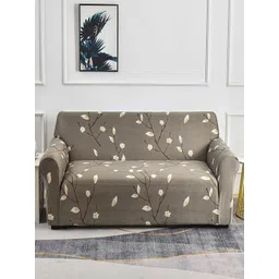 HOUSE OF QUIRK Grey 4 Seater 140 GSM Flexible Stretchable Sofa Cover-picture-37