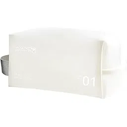 house of quirk Toiletry Bag for Women Clear Travel Toiletry Bag Travel Makeup Bag Hanging Toiletry Bag for Men Toiletry Bags (White)-picture-47