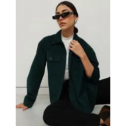 HOUSE OF S Women Corduroy Tailored Jacket with Embroidered image 4